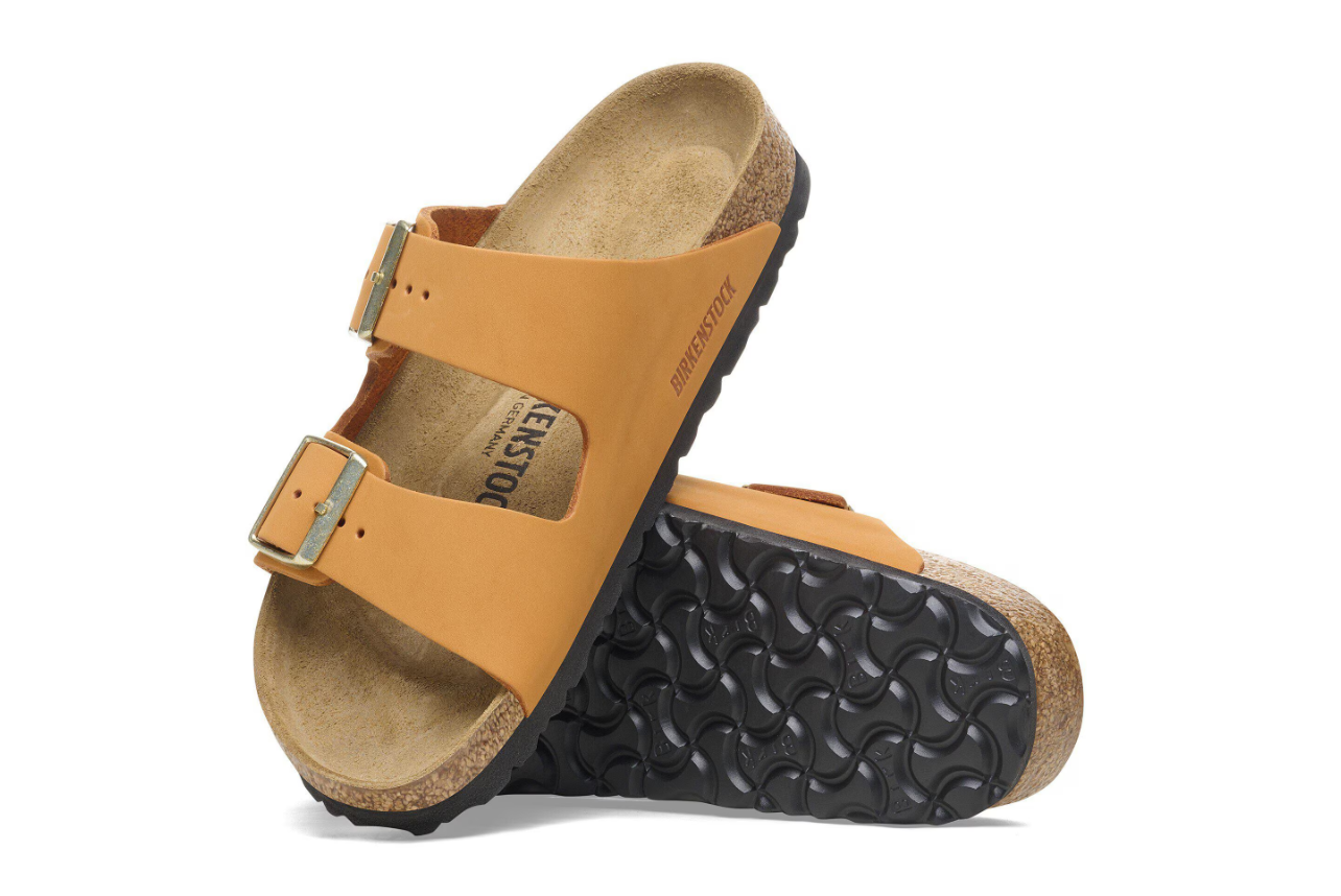 Birkenstock Arizona Nubuck Leather Burnt Orange