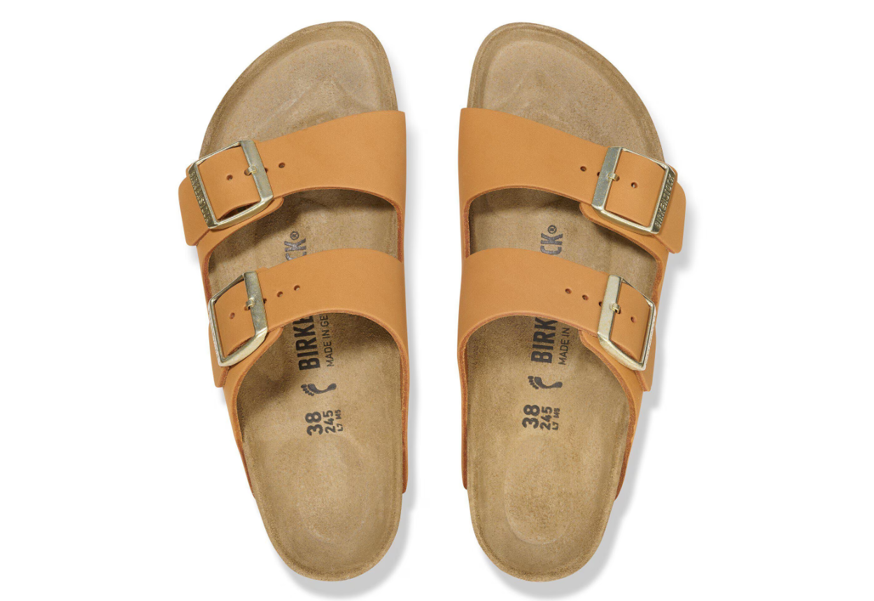 Birkenstock Arizona Nubuck Leather Burnt Orange