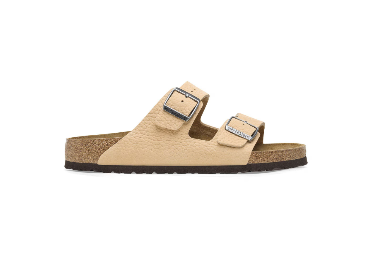 Birkenstock Arizona Nubuck Leather Desert Buck New Beige
