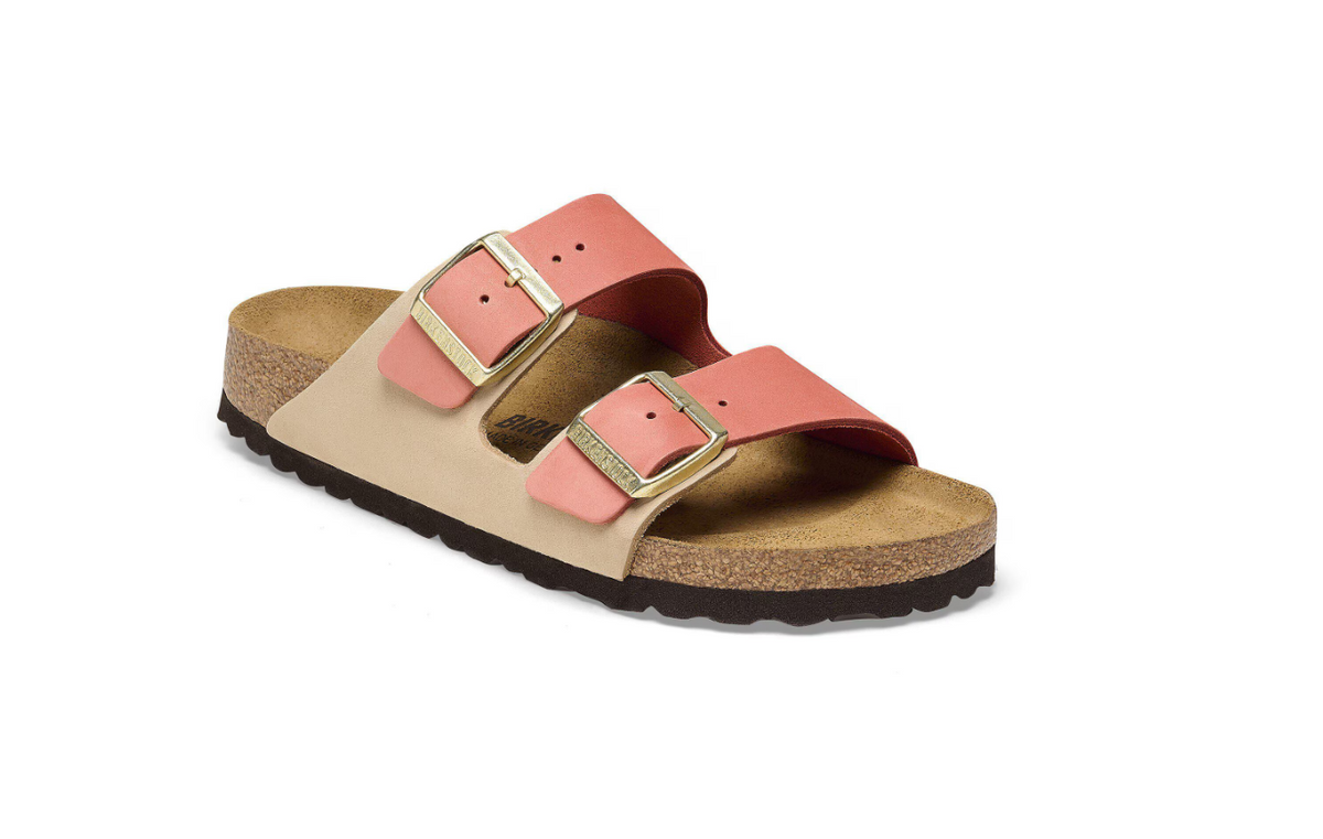 Birkenstock Arizona Nubuck Leather Mars Red - Sandcastle, Regular