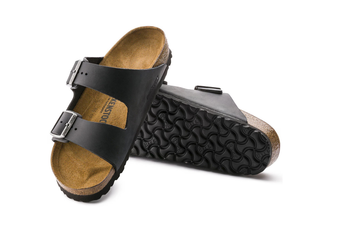 Birkenstock Arizona Oiled Leather - Black, Narrow