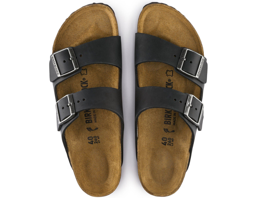 Birkenstock Arizona Oiled Leather - Black, Narrow