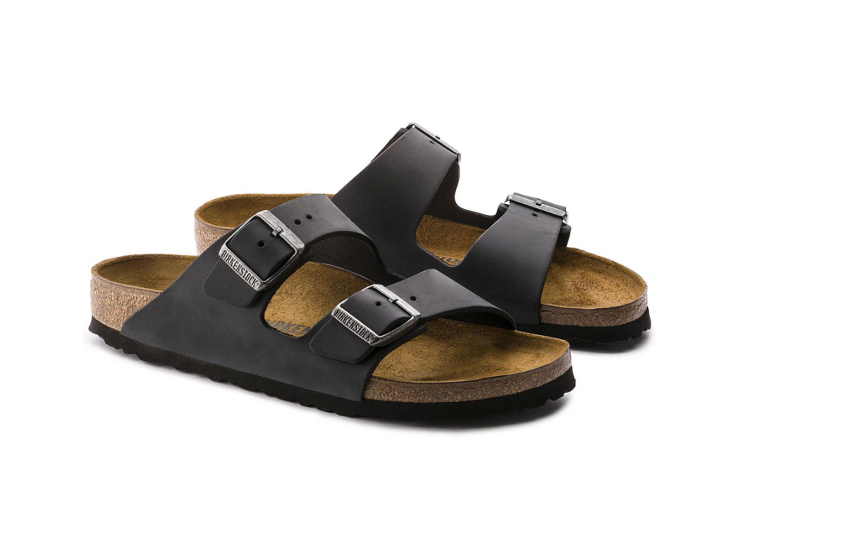 Birkenstock Arizona Oiled Leather - Black, Narrow