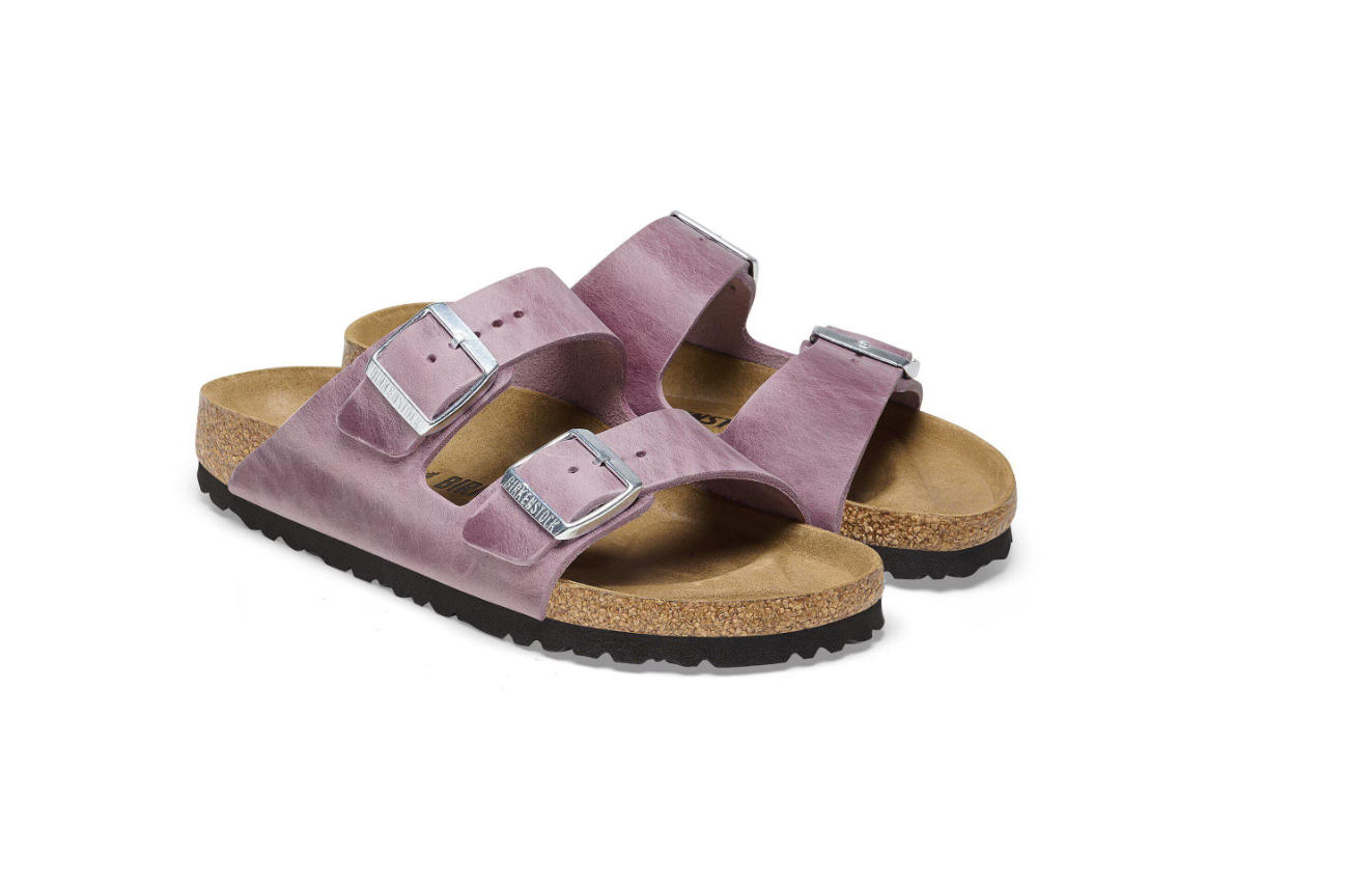 Birkenstock Arizona Waxy Leather Lavender