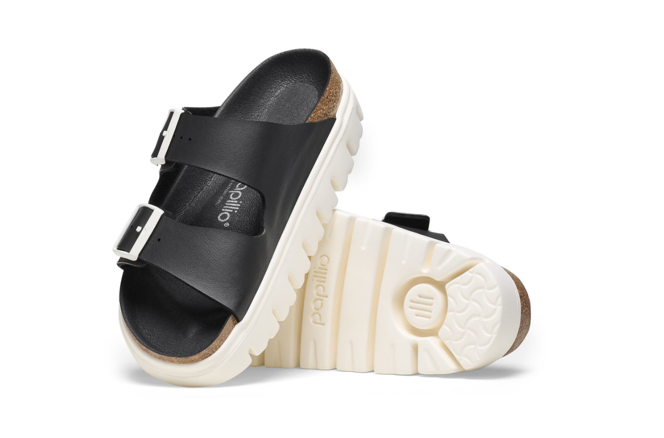 Birkenstock Arizona PAP Chunky Birko-Flor Black