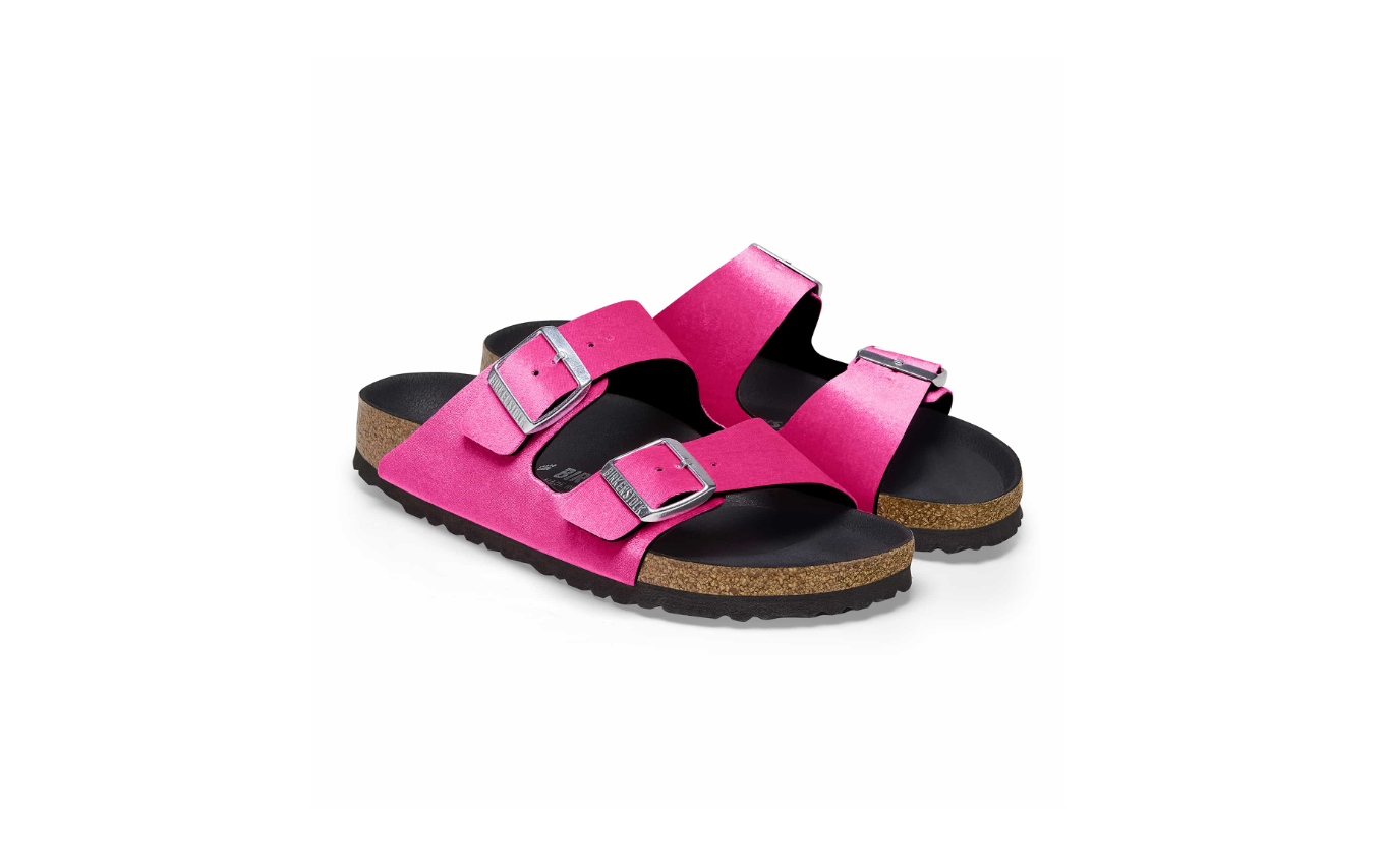 Birkenstock Arizona Rivet Logo Velvet Pink