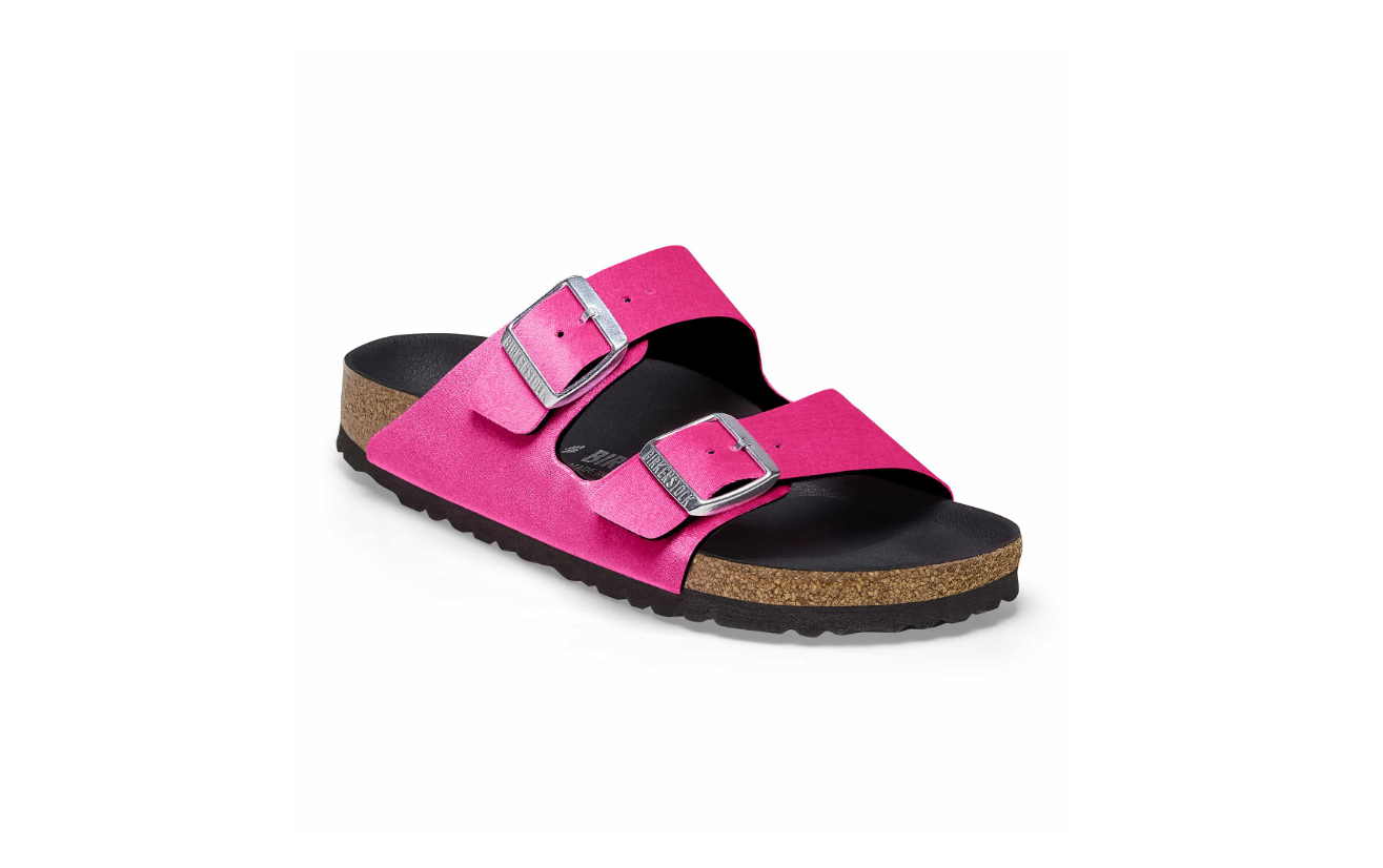 Birkenstock Arizona Rivet Logo Velvet Pink