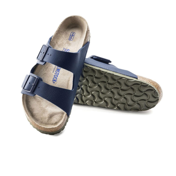 Birkenstock Arizona Soft Footbed Birko-Flor Desert Soil Blue