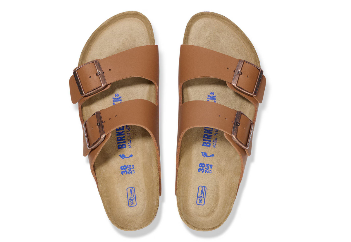 Birkenstock Arizona Soft Footbed Birko-Flor Ginger Brown