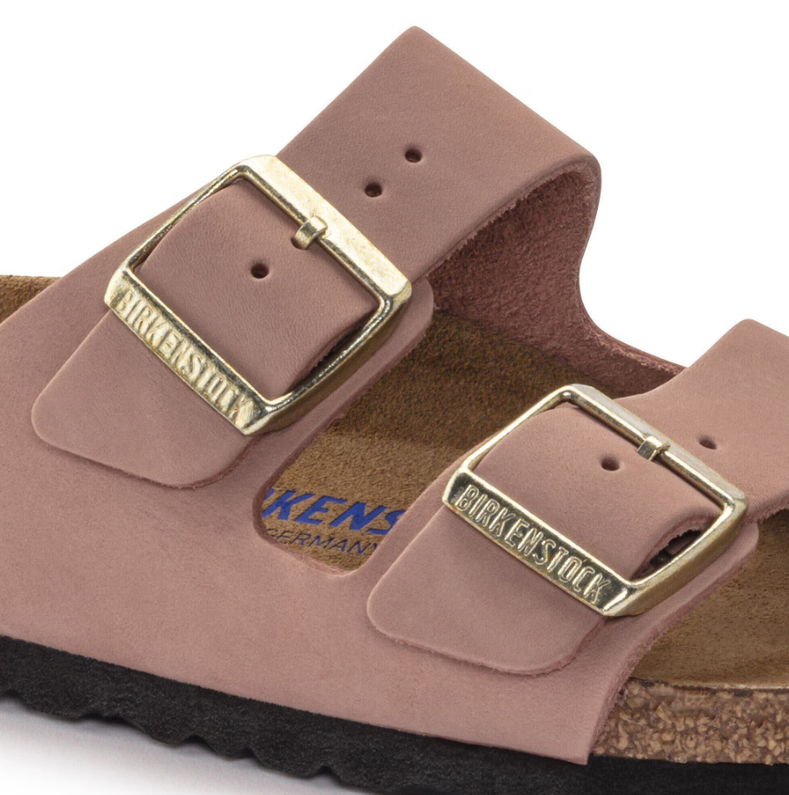 Birkenstock Arizona Soft Footbed Nubuck Leather Old Rose