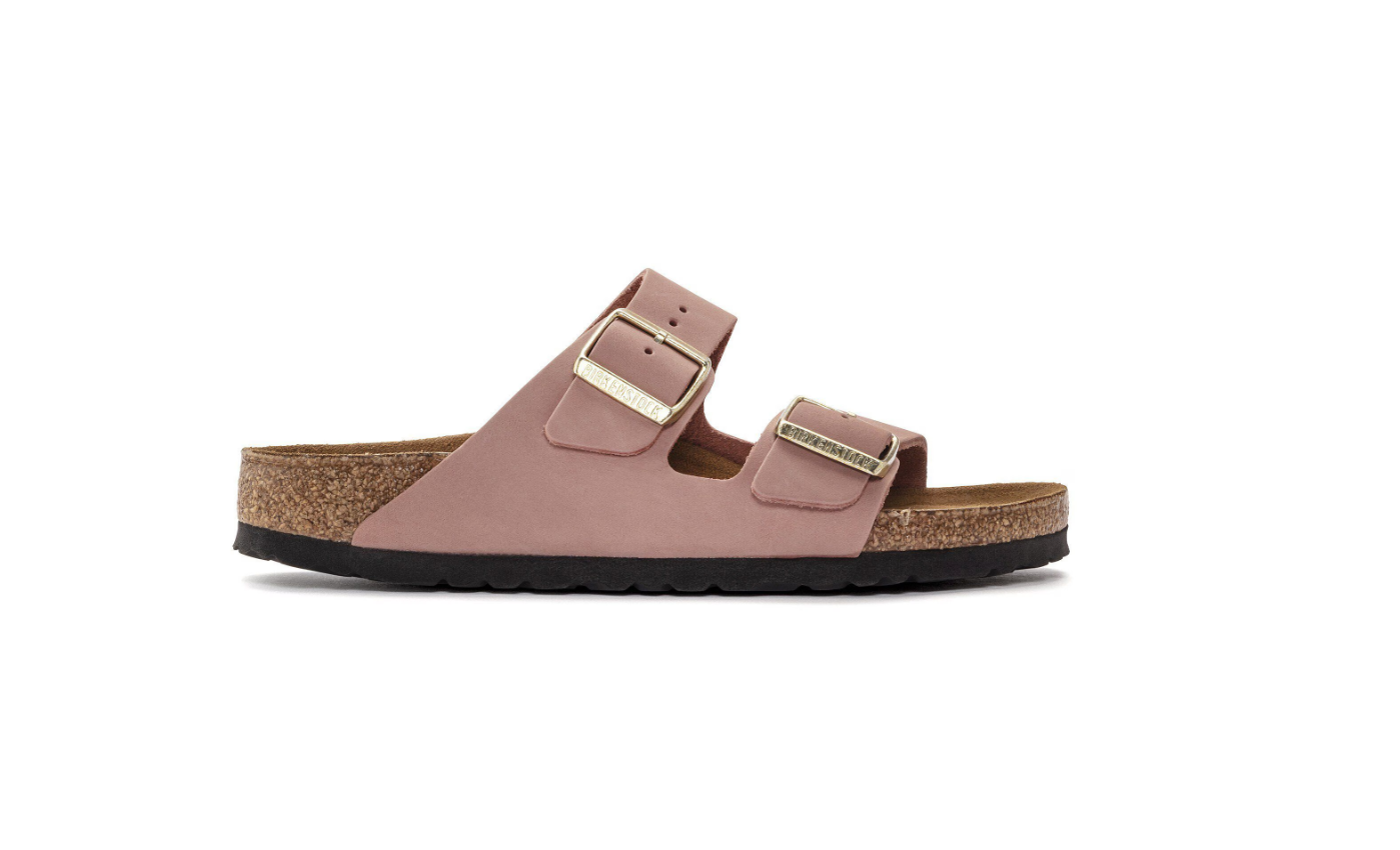 Birkenstock Arizona Soft Footbed Nubuck Leather Old Rose