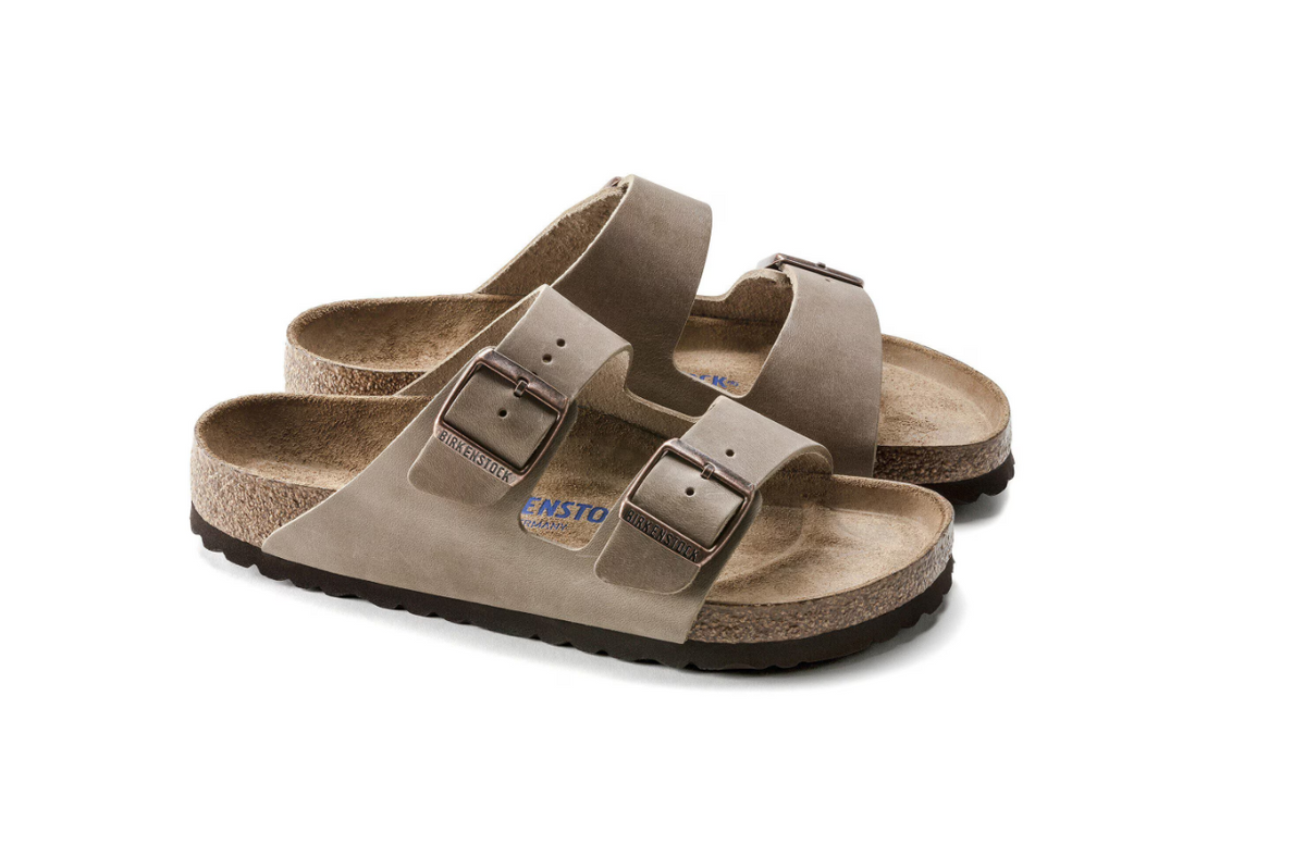 Birkenstock Arizona Soft Footbed Oiled Leather Tobacco - Brown, Regular