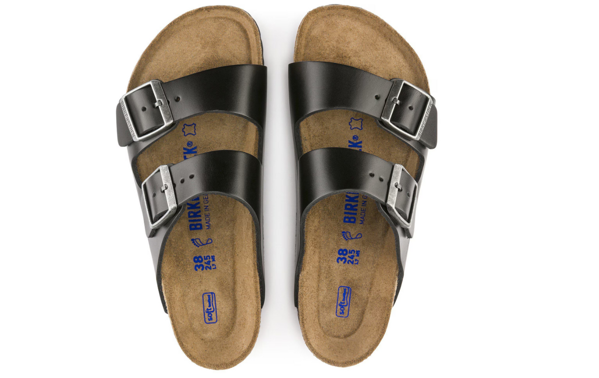 Birkenstock Arizona Soft Footbed Smooth Leather Amalfi Black