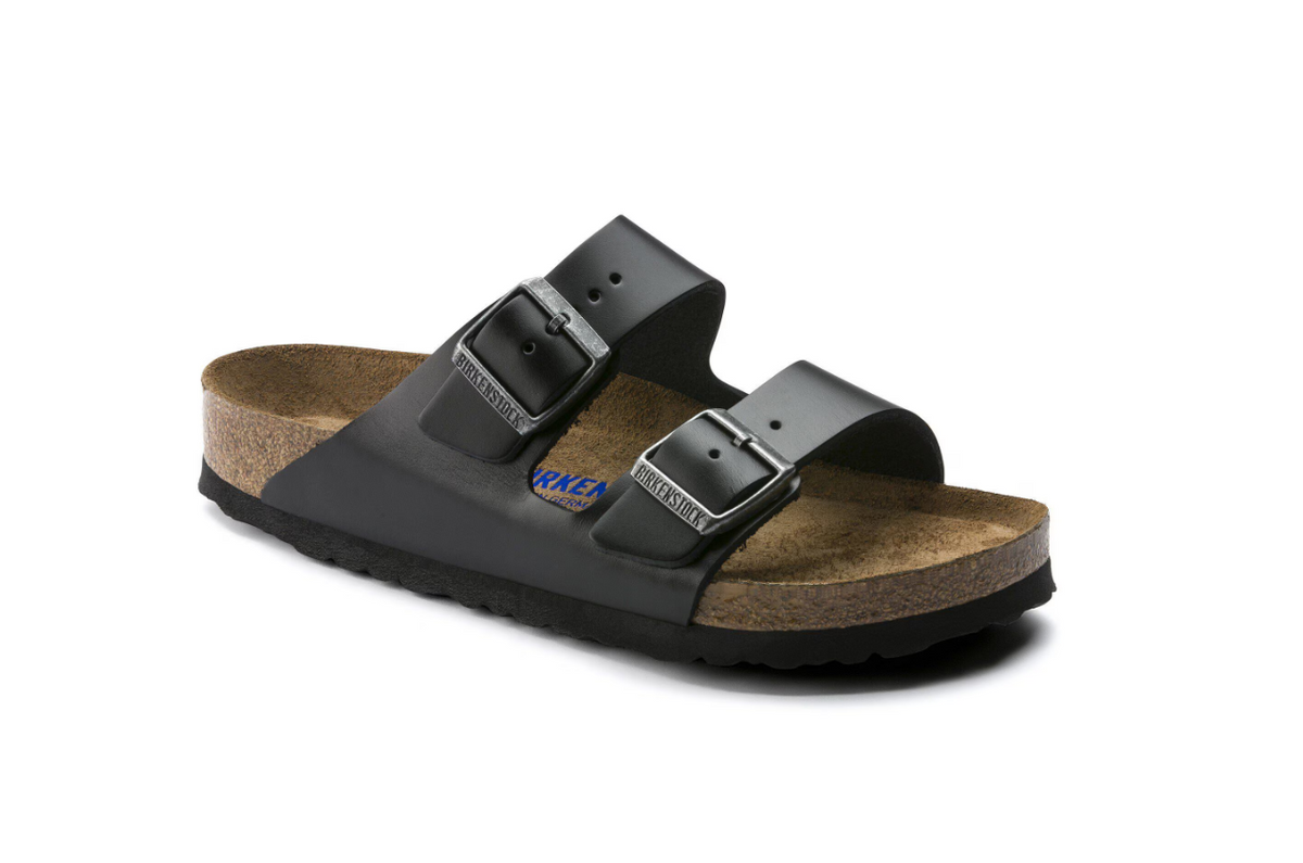 Birkenstock Arizona Soft Footbed Smooth Leather Amalfi Black