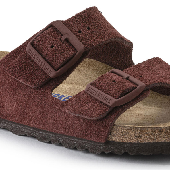 Birkenstock Arizona Soft Footbed Suede Leather Chocolate