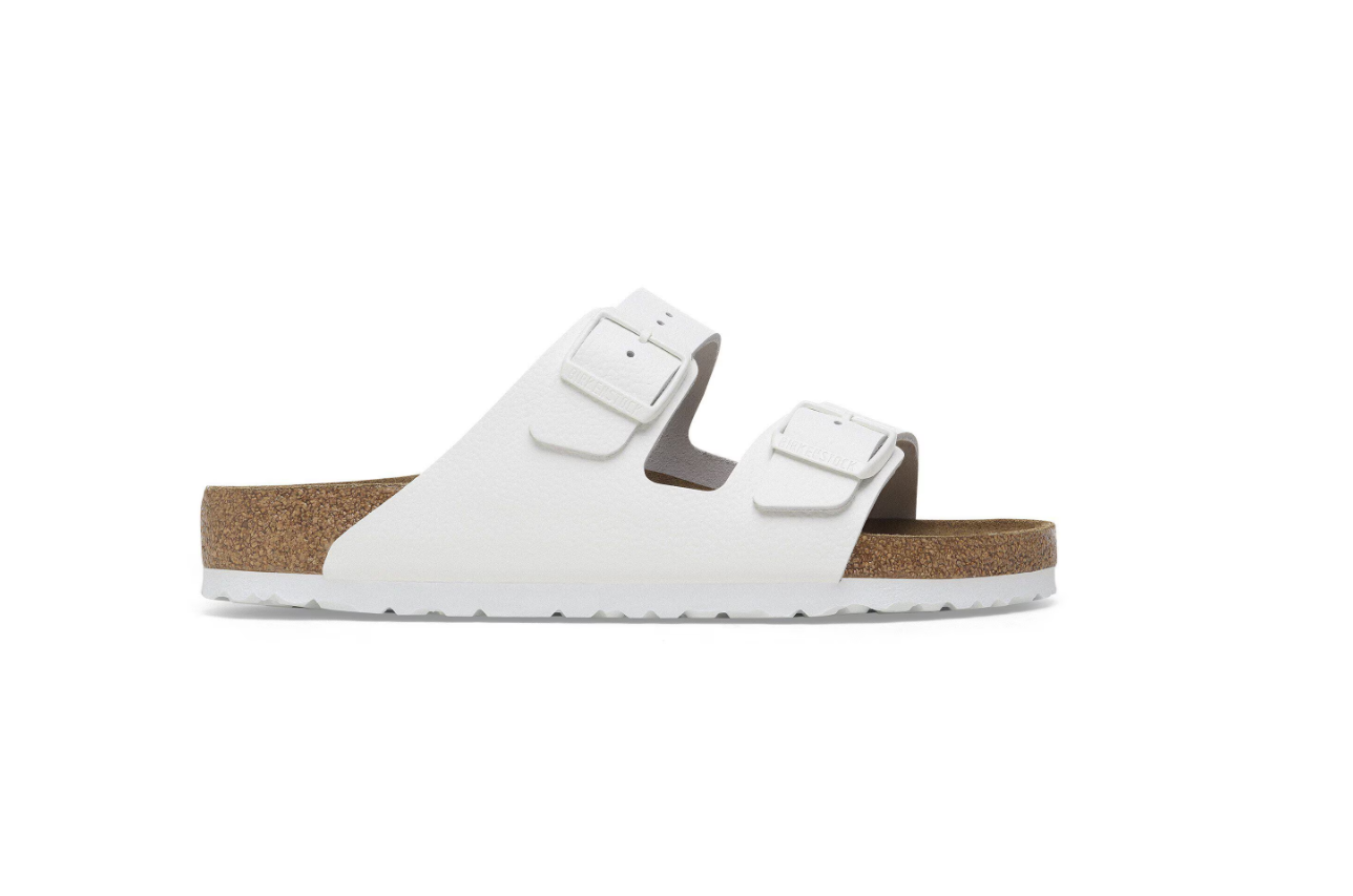 Birkenstock Arizona Soft Footbed Natural Leather White