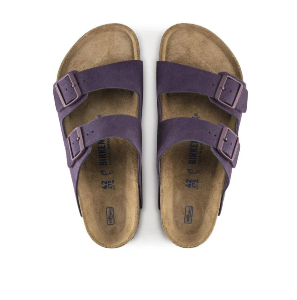 Birkenstock Arizona Soft Footbed Suede Leather Wine