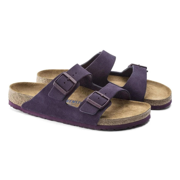 Birkenstock Arizona Soft Footbed Suede Leather Wine