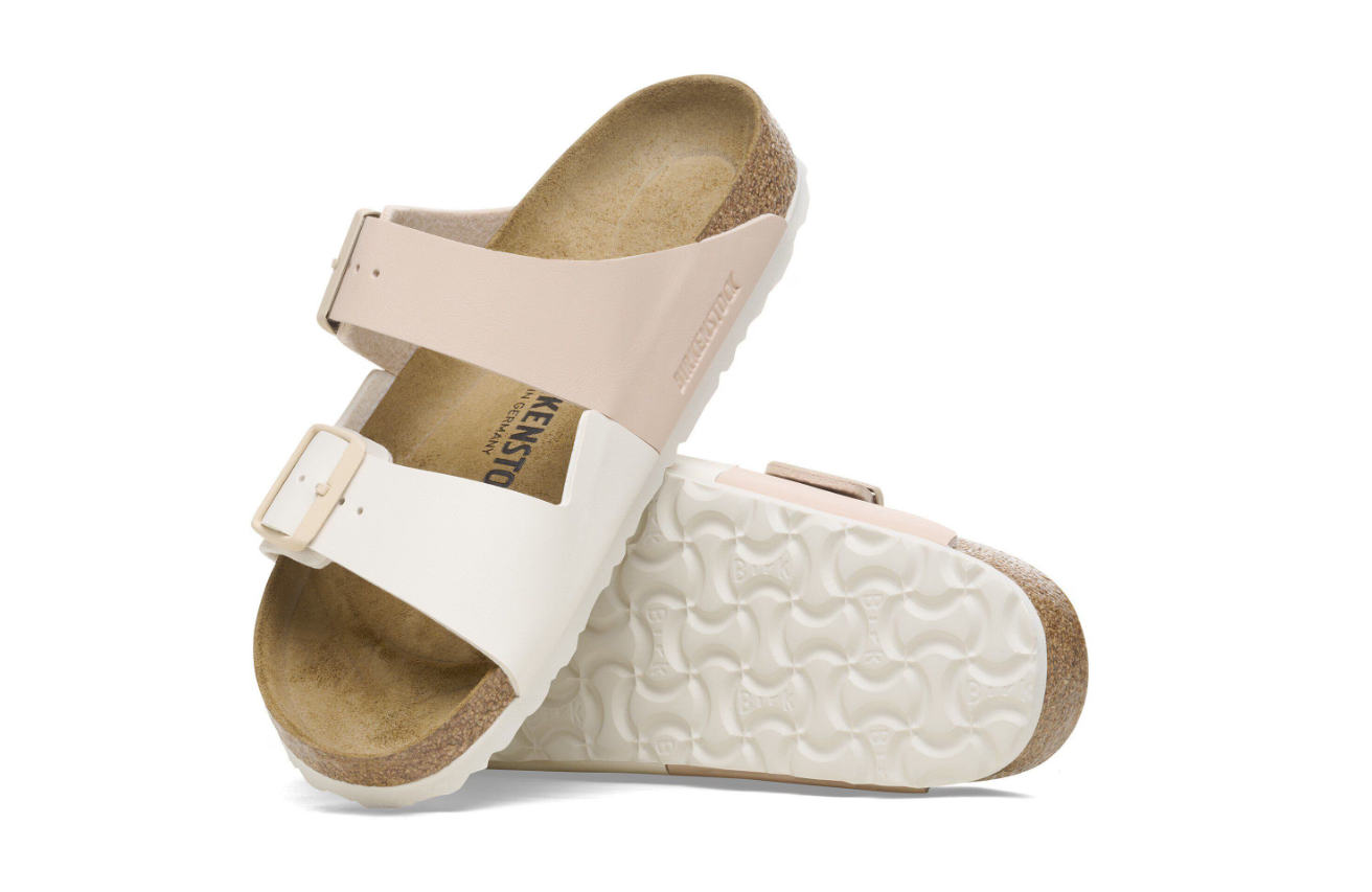 Birkenstock Arizona Split Birko-Flor Eggshell/New Beige