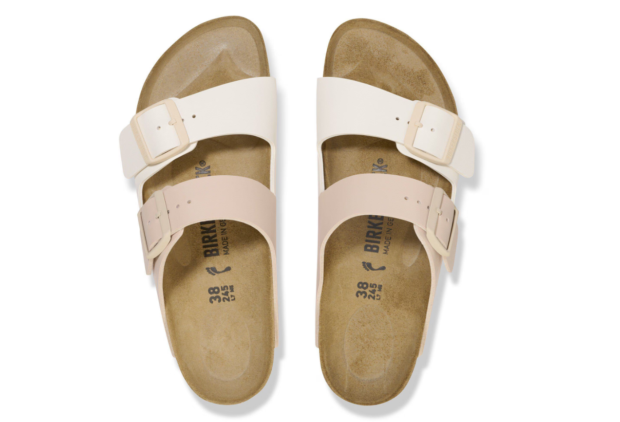 Birkenstock Arizona Split Birko-Flor Eggshell/New Beige