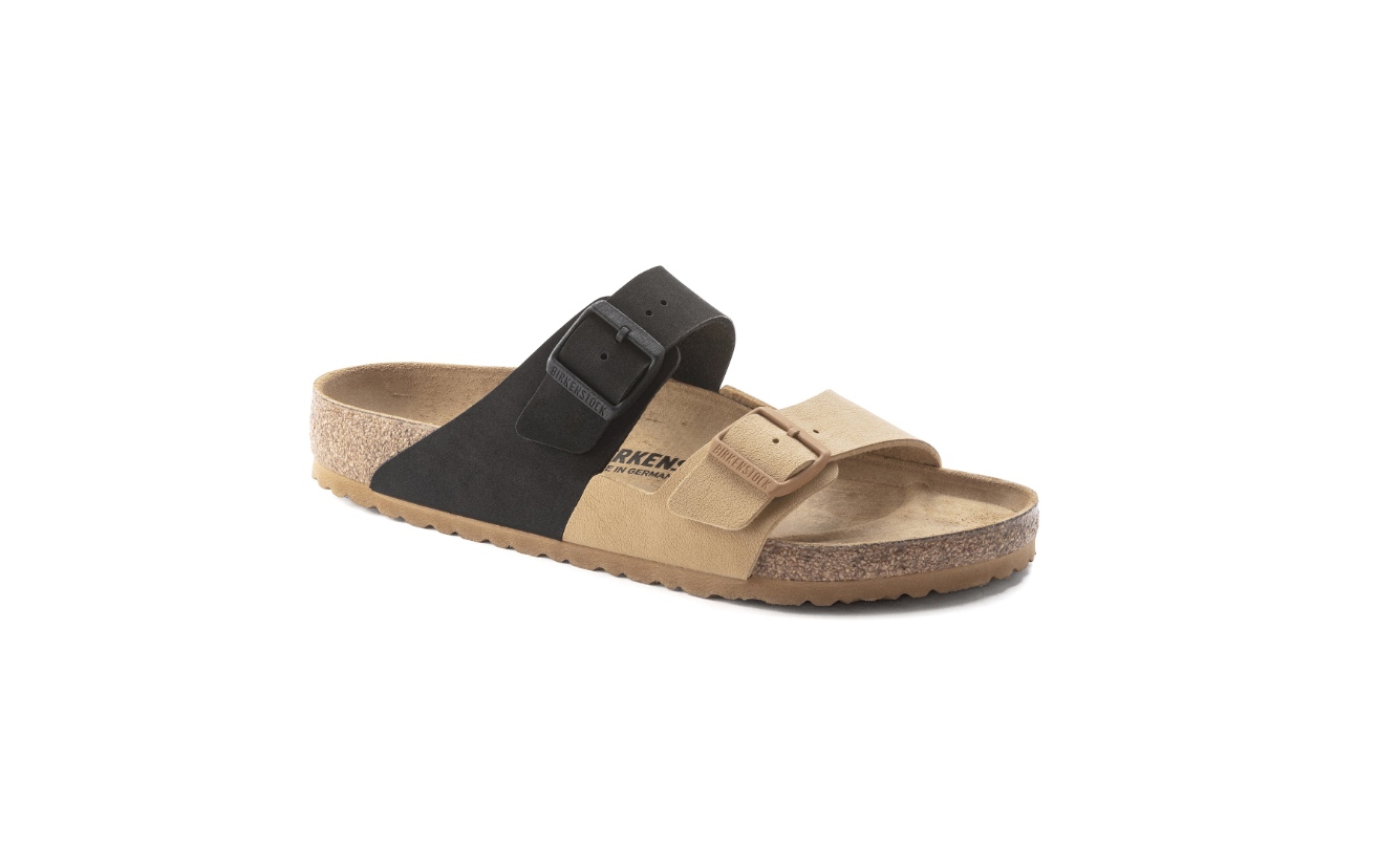 Birkenstock Arizona Split Birko-Flor Nubuck Brown Cork Brown Sandals
