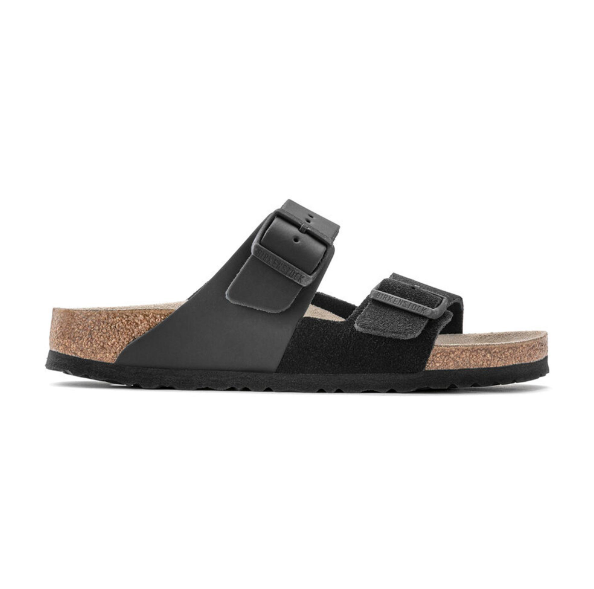Birkenstock Arizona Split Natural Leather & Suede Black