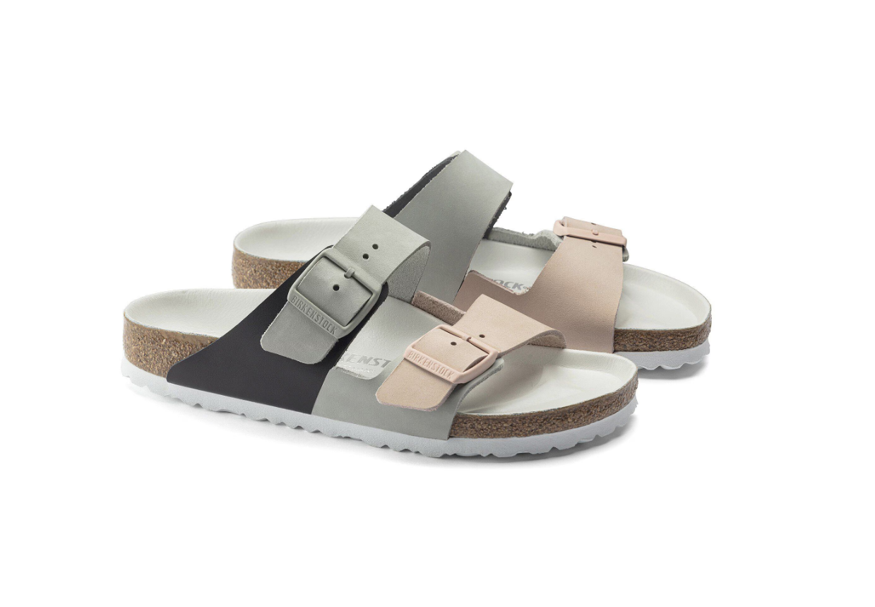 Birkenstock Arizona Split Nubuck Leather Mineral Light Rose Sandal