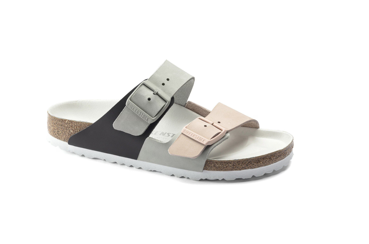 Birkenstock Arizona Split Nubuck Leather Mineral Light Rose Sandal
