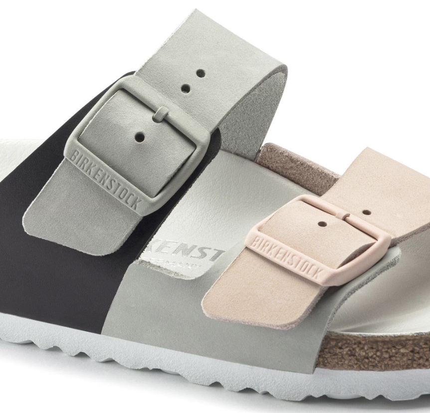 Birkenstock Arizona Split Nubuck Leather Mineral Light Rose Sandal