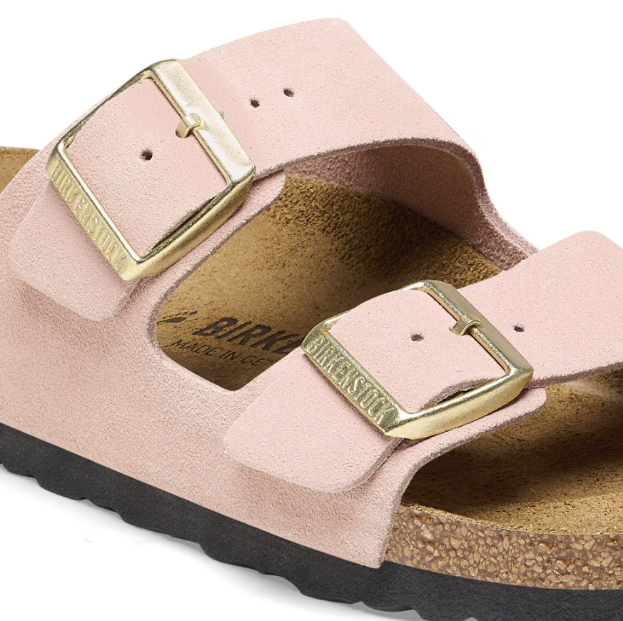 Birkenstock Arizona Suede Leather Light Rose