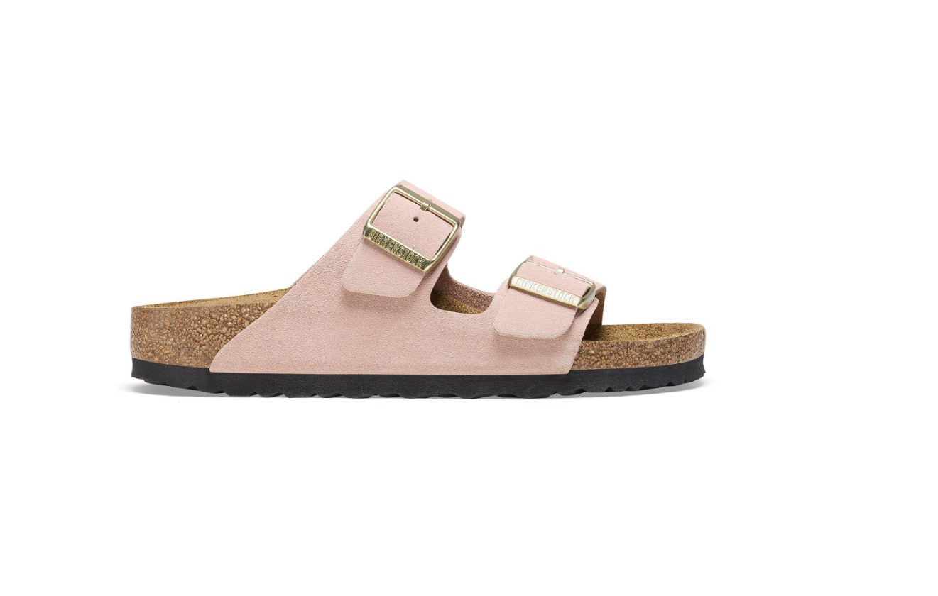 Birkenstock Arizona Suede Leather Light Rose