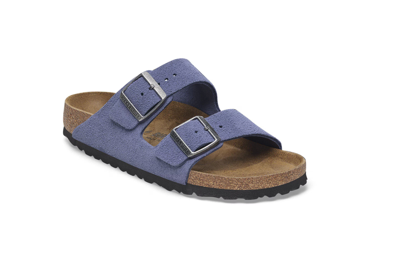 Birkenstock Arizona Suede Leather Purple Dusk