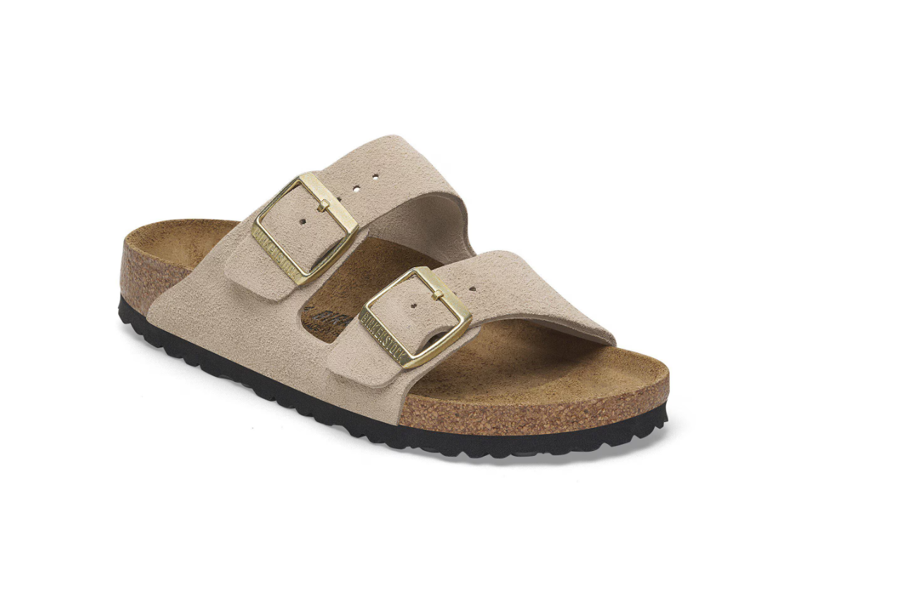 Birkenstock Arizona Suede Leather Sandcastle