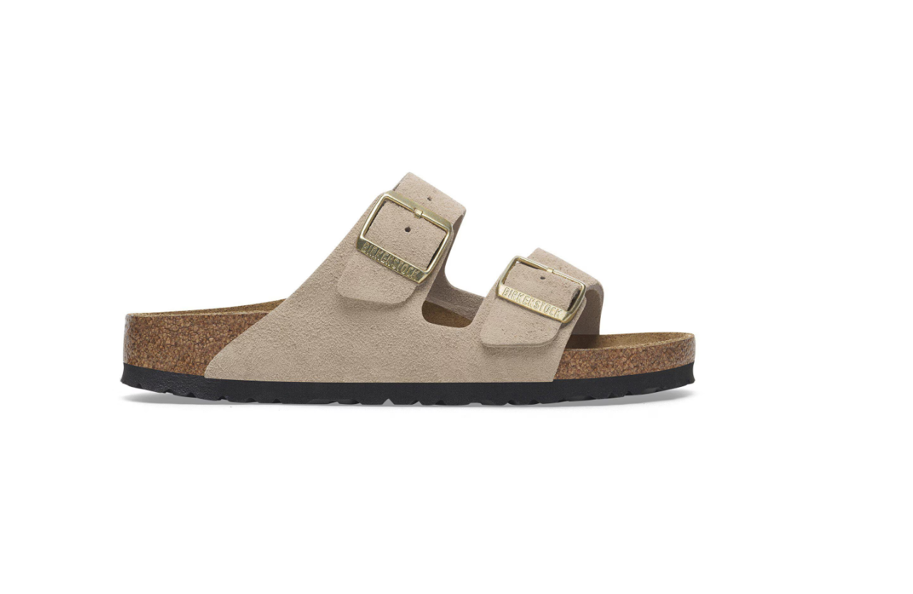 Birkenstock Arizona Suede Leather Sandcastle