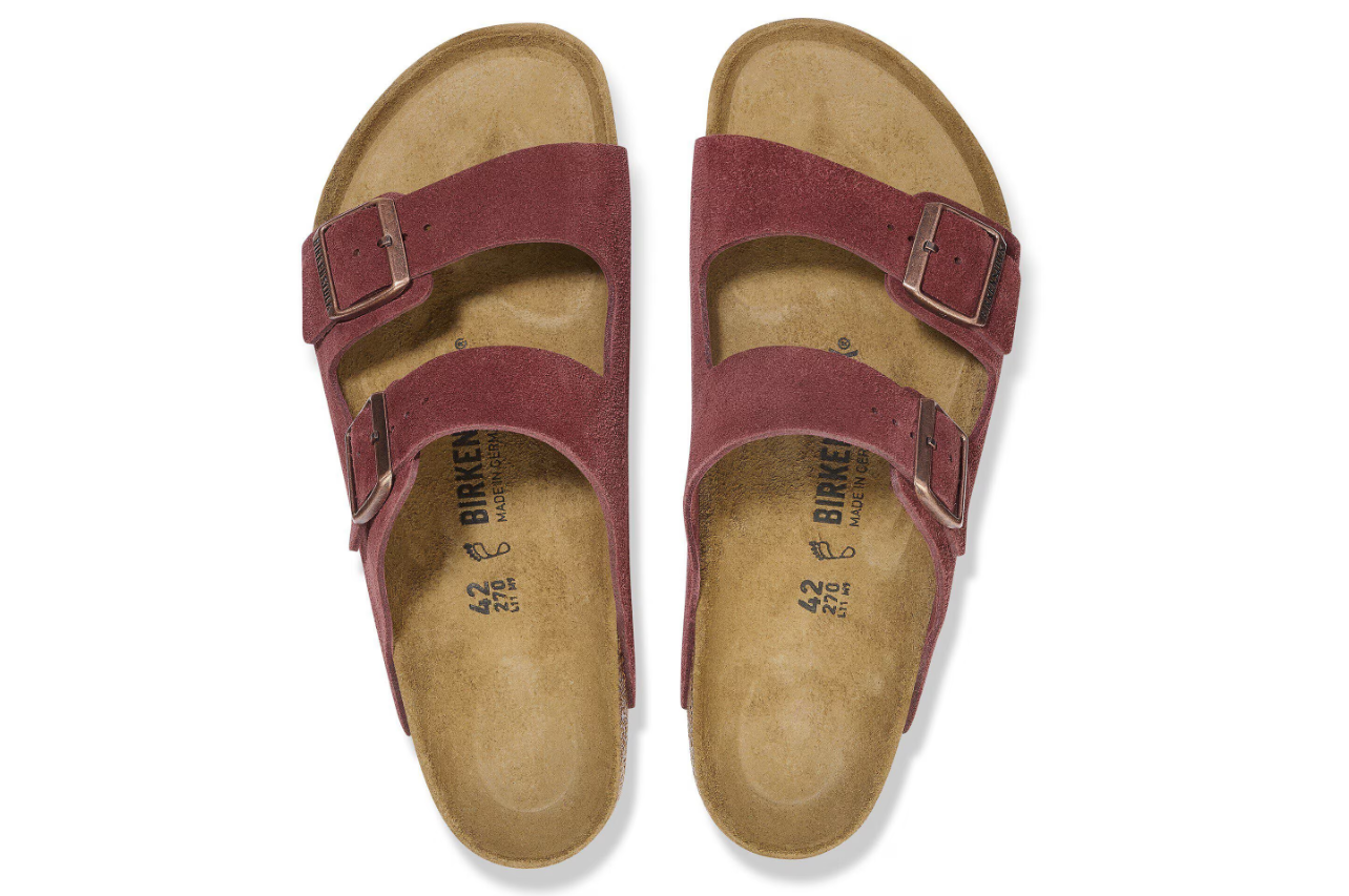 Birkenstock Arizona Suede Leather Zinfandel