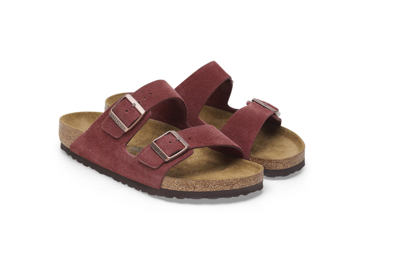 Birkenstock Arizona Suede Leather Zinfandel