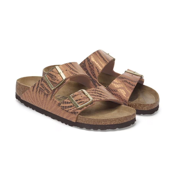 Birkenstock Arizona Synthetics Zebra Pecan Sandals