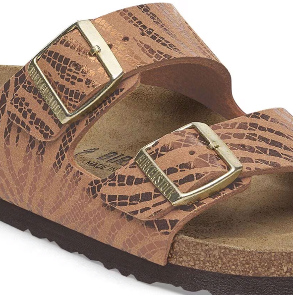 Birkenstock Arizona Synthetics Zebra Pecan Sandals