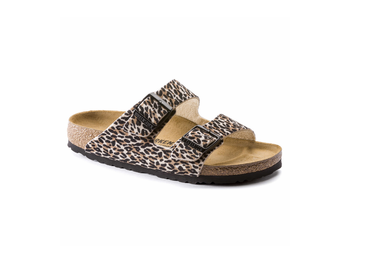 Birkenstock Arizona Textile Leo Lilly Brown Beige