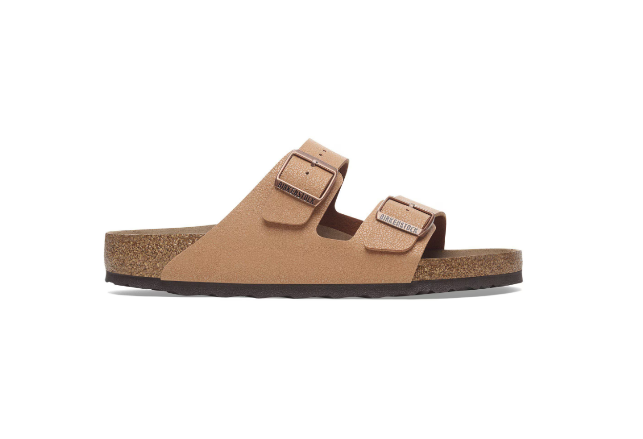 Birkenstock Arizona Vegan Birkibuc Pecan Sandals