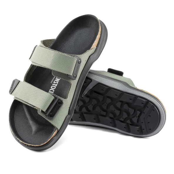 Birkenstock Atacama Men Birko-Flor Futura Khaki Sandals - Khaki, Regular