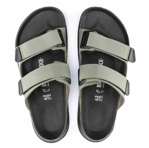 Birkenstock Atacama Men Birko-Flor Futura Khaki Sandals - Khaki, Regular