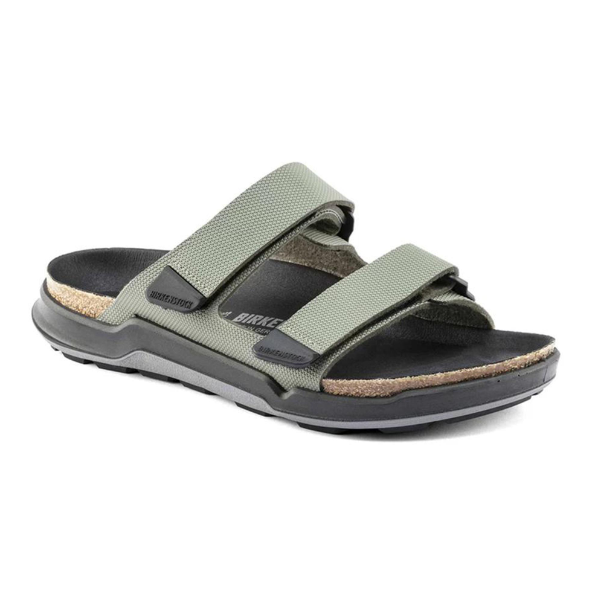 Birkenstock Atacama Men Birko-Flor Futura Khaki Sandals - Khaki, Regular