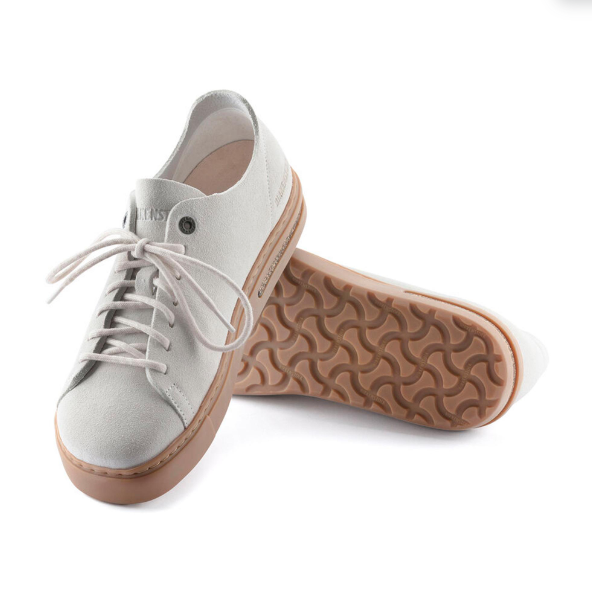 Birkenstock Bend Low Decon Nubuck Leather - White, Narrow
