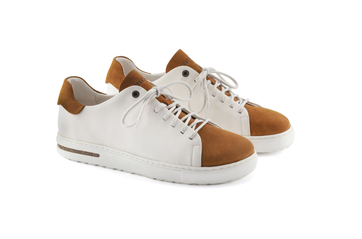 Birkenstock Bend Low Decon Pop Natural Leather-Nubuck Mink/Eggshell