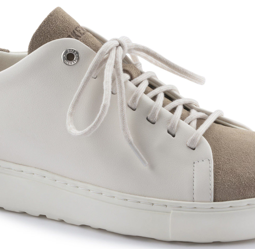 Birkenstock Bend Low Decon Pop Natural Leather Nubuck - Taupe/Eggshell, Narrow