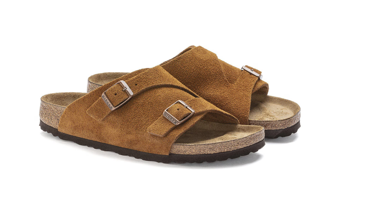 Birkenstock Zurich Suede Leather - MInk, Narrow