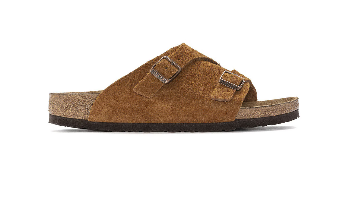 Birkenstock Zurich Suede Leather - MInk, Narrow