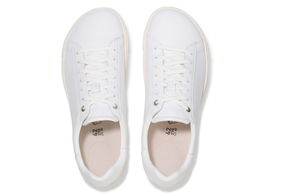 Birkenstock Bend Low Natural Leather - White, Narrow
