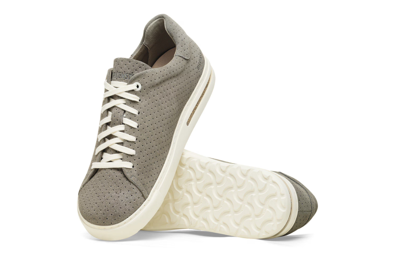 Birkenstock Bend Low Suede Embossed Dotted Stone Coin